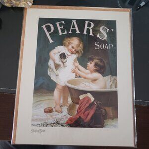 1990's Robert Opie Collection "PEARS SOAP " Print Advert 9.5"x12" Ready to Frame